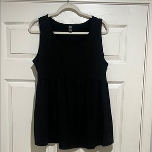 Classic Black Sleeveless Tank Top